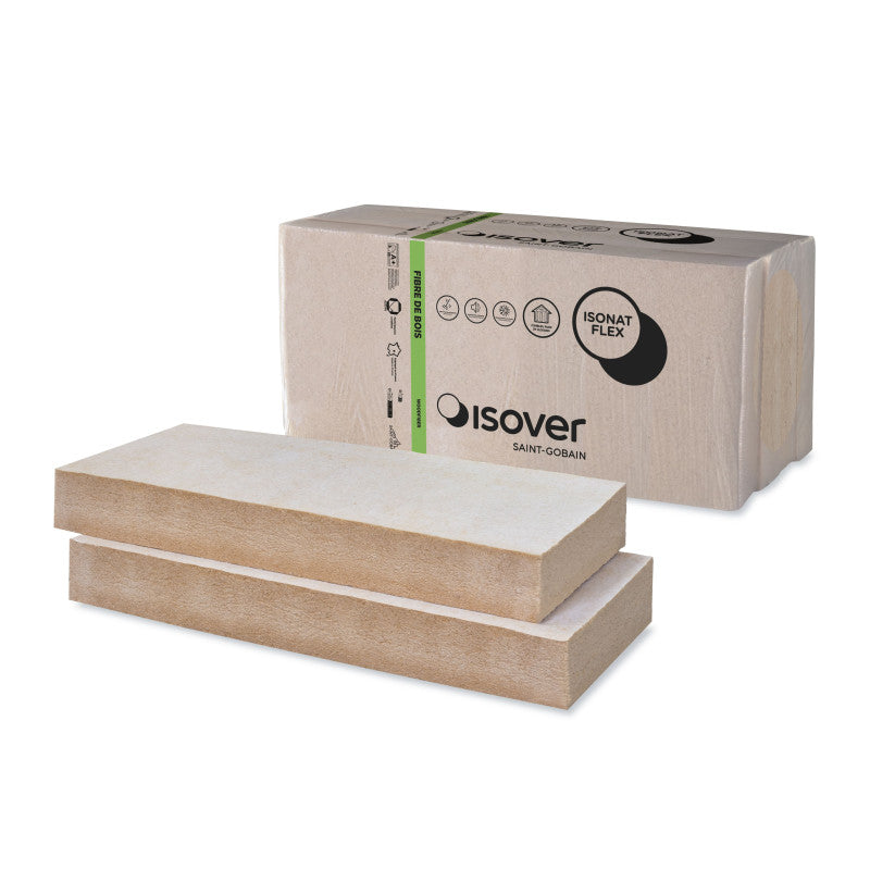Panneaux de fibre de bois en chantier